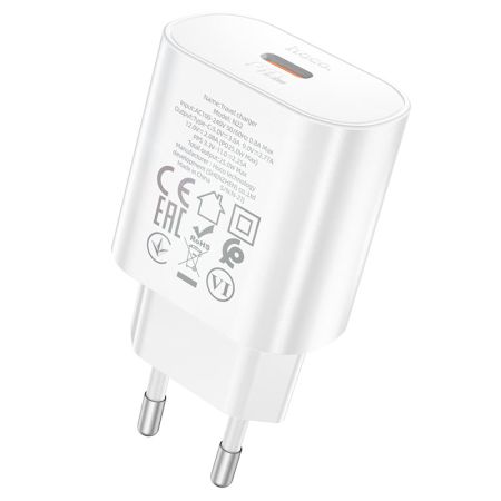 СЗУ блок 25w, USB Type-C HOCO N22 White