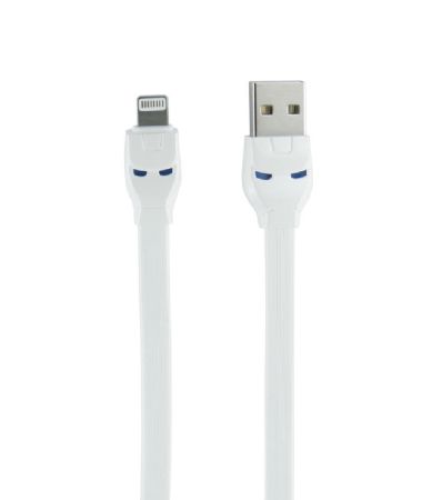 Кабель iPhone Lightning - USB 2.4A HOCO Steel man U14 1.2m White