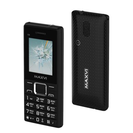 Телефон Maxvi C9i Black-Black