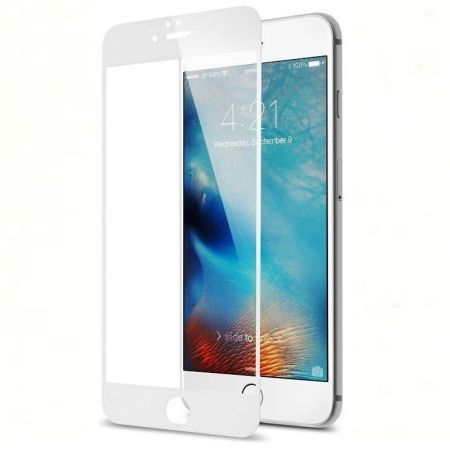 Стекло защитное iPhone 7+/iPhone 8+ Белое 3D