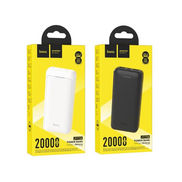 Внешний аккумулятор 20 000мАч HOCO J111A Smart charge Black
