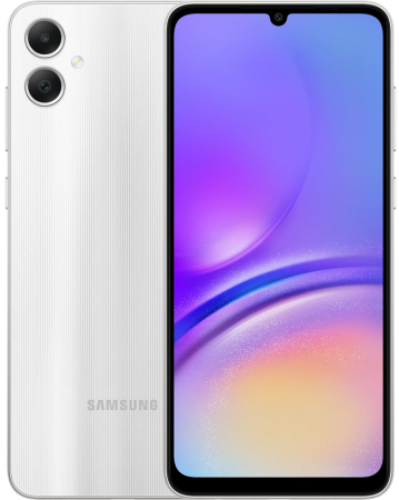 Смартфон Samsung SM-A055F Galaxy A05 4/64Гб,  Dual nano SIM,  серебристый