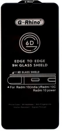Стекло защитное Xiaomi Redmi 10c /Poco C40/ Redmi 12c/Poco M4 5G/Poco M5/ G-Rhino