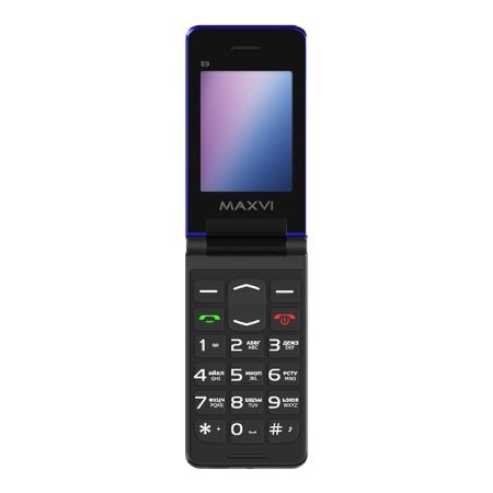 Мобильный телефон MAXVI E9, 2.8”, 2 sim-карты, 1 000 mAh Синий