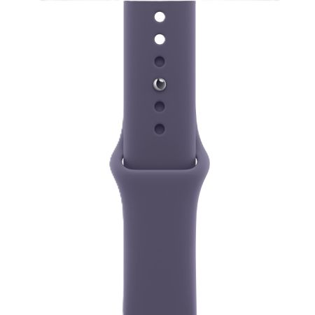 Смарт-часы Apple Watch Series 11, 42 мм, корпус серебристого цвета, спортивный ремешок цвета "фиолетовый туман" 