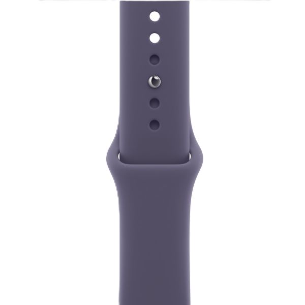 Смарт-часы Apple Watch Series 11, 46 мм, корпус серебристого цвета, спортивный ремешок цвета "фиолетовый туман" 