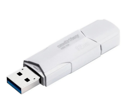 Flash USB 2.0 - 32Gb SmartBuy Clue White