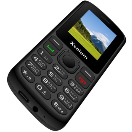 Мобильный телефон Philips Xenium X160, 1.77", 1000 мА*ч, Черный