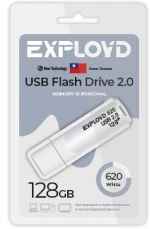  Flesh USB 2.0 - 128Gb Exployd  620 White