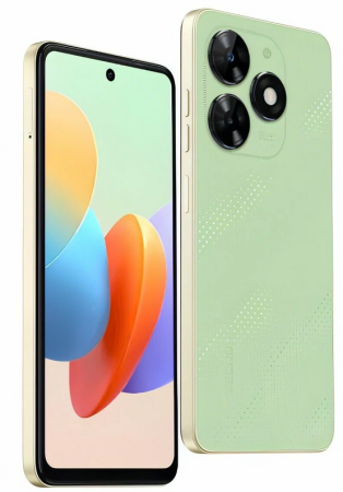 Смартфон TECNO Spark Go, 4/64Гб, RU, Dual nano SIM, зеленый