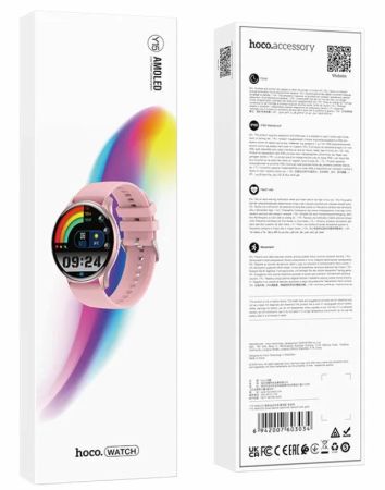 Смарт часы  Hoco Watch Y15 розовое золото