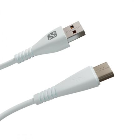 Кабель Depod DC-010 Type-C - USB, 2.4A, 1м, гарантия 1 год White