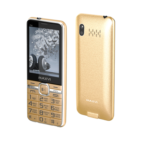 Телефон Maxvi P15 Gold