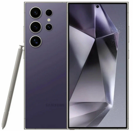 Смартфон Samsung Galaxy S24 Ultra, 12/512Гб Dual nano sim Titanium Violet