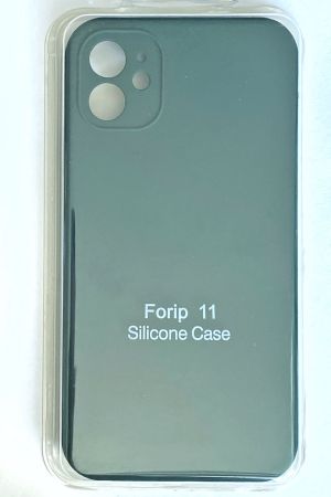 Накладка IPhone 11 silicone case зеленый океан