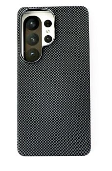Накладка Samsung S26 Ultra MORE MagSafe Black клетка