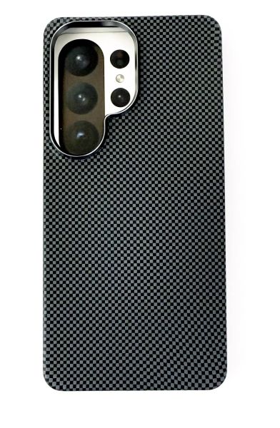 Накладка Samsung S26 Ultra MORE MagSafe Black клетка