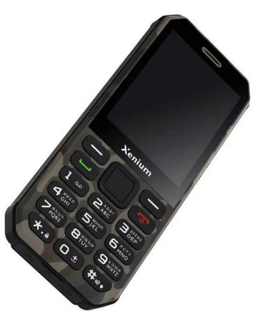 Мобильный телефон Philips Xenium X300, дисплей 2.8", 3000 мAч, Green Camouflage