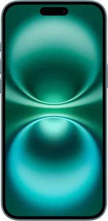 Смартфон Apple iPhone 16 128 ГБ Зеленый/Teal