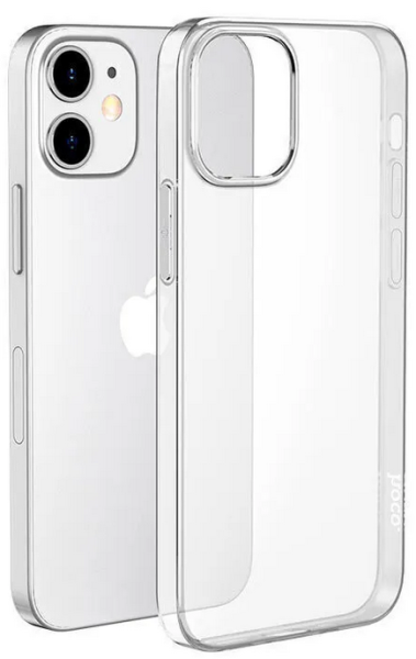 Накладка iPhone 12 mini силиконовая прозрачная