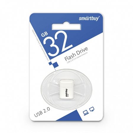 Flash USB 2.0 - 32Gb SmartBuy LARA White