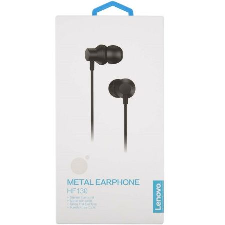 Наушники Lenovo HF130Metal Earphone Black