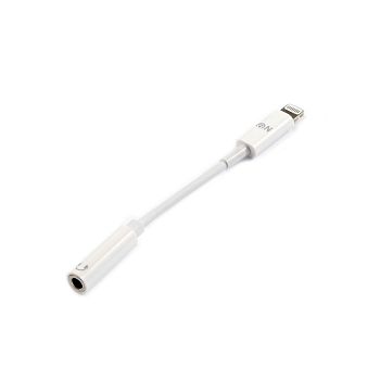 Переходник для наушников Apple Lightning - AUX FaisON P-19, 0.1м White