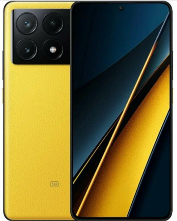 Смартфон Xiaomi Poco X6 Pro 5G 12/512Гб Global, Dual nano SIM, Yellow