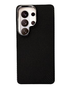Накладка Samsung S26 Ultra MORE MagSafe Black карбон мини