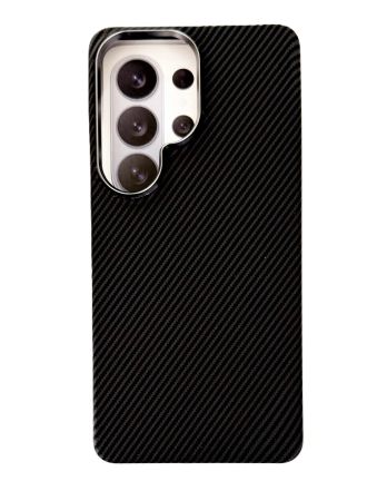 Накладка Samsung S26 Ultra MORE MagSafe Black карбон мини