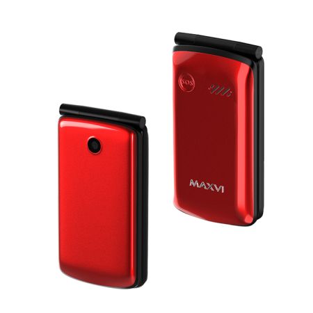 Мобильный телефон MAXVI E7, 2.8”, 2 sim-карты, 1000 mAh Красный