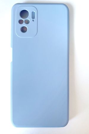Накладка Xiaomi Redmi Note 10 / Note 10s фиолетовый с микрофиброй и закрытой камерой Breaking