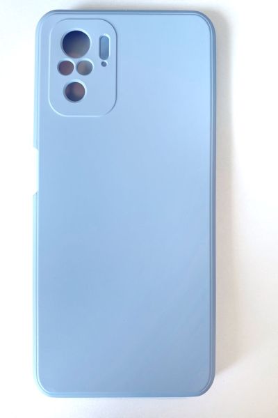 Накладка Xiaomi Redmi Note 10 / Note 10s фиолетовый с микрофиброй и закрытой камерой Breaking