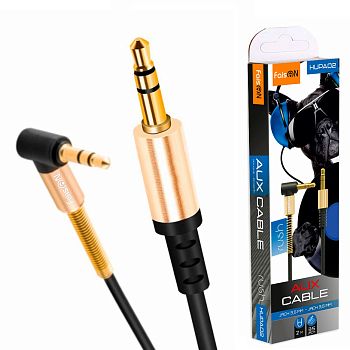 Кабель 3,5 Jack - 3,5 Jack FaisON HUPA02, 2.0м Black