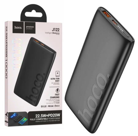 Внешний аккумулятор 10 000мАч Hoco J122 PD20W Black
