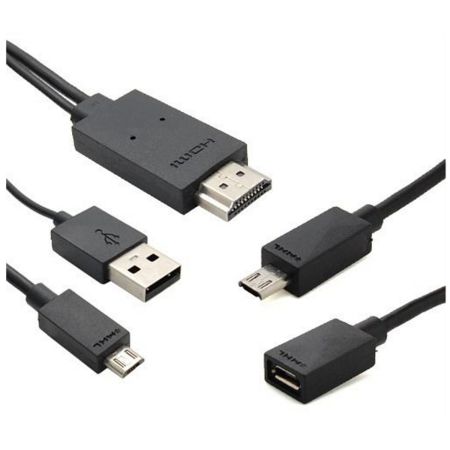 Кабель HDMI-micro 2м. комплект черный