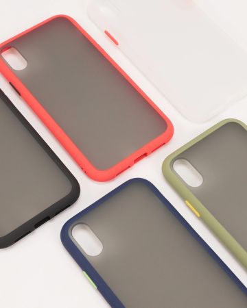 Накладка Xiaomi Redmi 9a красная рамка Sin Feeling 