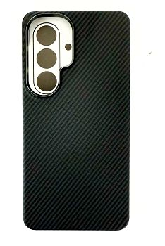 Накладка Samsung S26 MORE MagSafe Black карбон мини