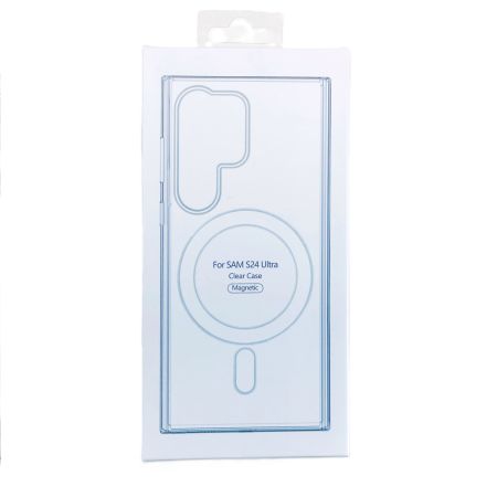Накладка Samsung S24 Ultra прозрачная Magsafe