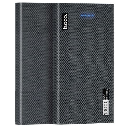 Внешний аккумулятор 13 000мАч HOCO B36 Wooden Black