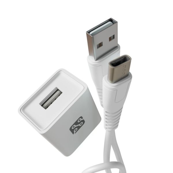 СЗУ Type-C Depod DCH-012, 2.0A, 10W, 1USB, гарантия 1 год White