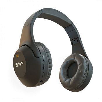 Наушники накладные Bluetooth Depod PULSE DBT-001, Bluetooth 5.3, черный