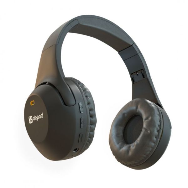 Наушники накладные Bluetooth Depod PULSE DBT-001, Bluetooth 5.3, черный