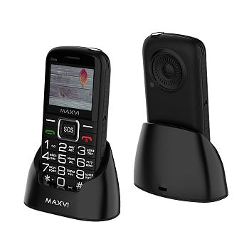 Мобильный телефон MAXVI B5ds up, 2.0”, 1600 mAh Черный+Док-станция