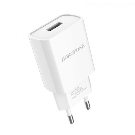 СЗУ блок 2,1A Borofone BA20A Sharp White