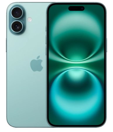 Смартфон Apple IPhone 16, 128Гб, Dual: Nano Sim + eSIM зеленый