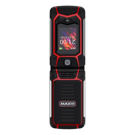 Мобильный телефон MAXVI E10, 2.8'' + 1.77", 2 sim-карты, 2000 mAh Красный