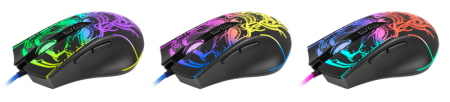 Мышь проводная DEFENDER Bulletstorm GM-928 7кнопок,7200dpi