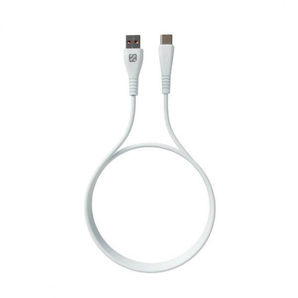 Кабель Depod DC-010 Type-C - USB, 2.4A, 1м, гарантия 1 год White