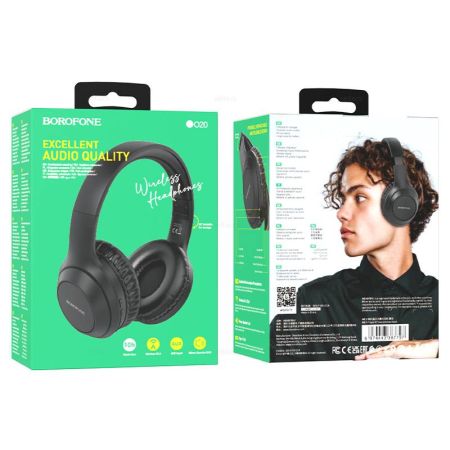 Беспроводные наушники Bluetooth Borofone BO20 Player Black